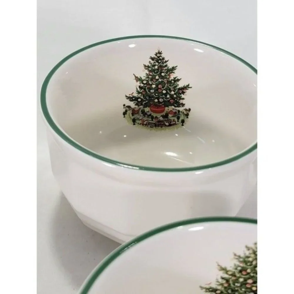 Pfaltzgraff‎ Heritage Christmas Tree Set of 4 Coffee Tea Cups